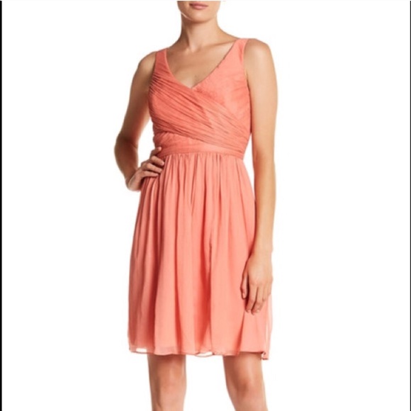 J. Crew Dresses & Skirts - 🍑J Crew peach, silk, sleeveless Heidi mini dress